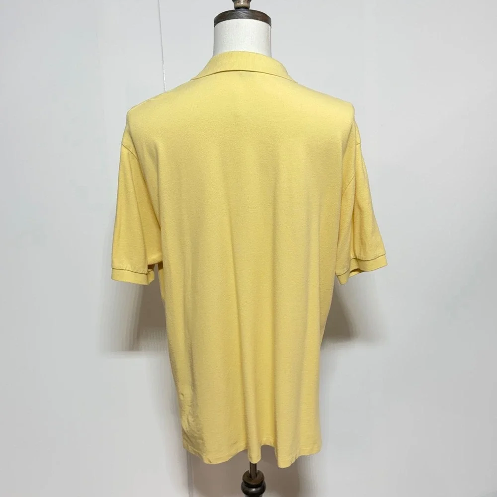 Polo Ralph Lauren Polo Shirt Mens XXL Yellow Short Sleeve Golf Preppy